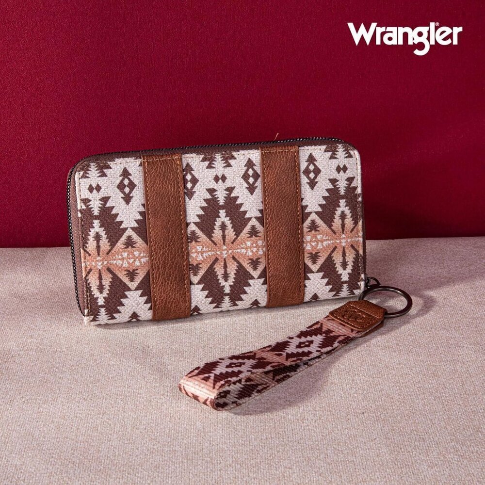 Wallet Purse for Women Western Aztec Clutch Wristlet Wallet with Credit Card Hol - Picture 6 of 6